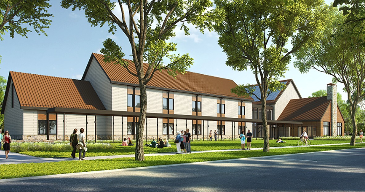 New Admission and Financial Aid Building Taking Shape Grinnell College